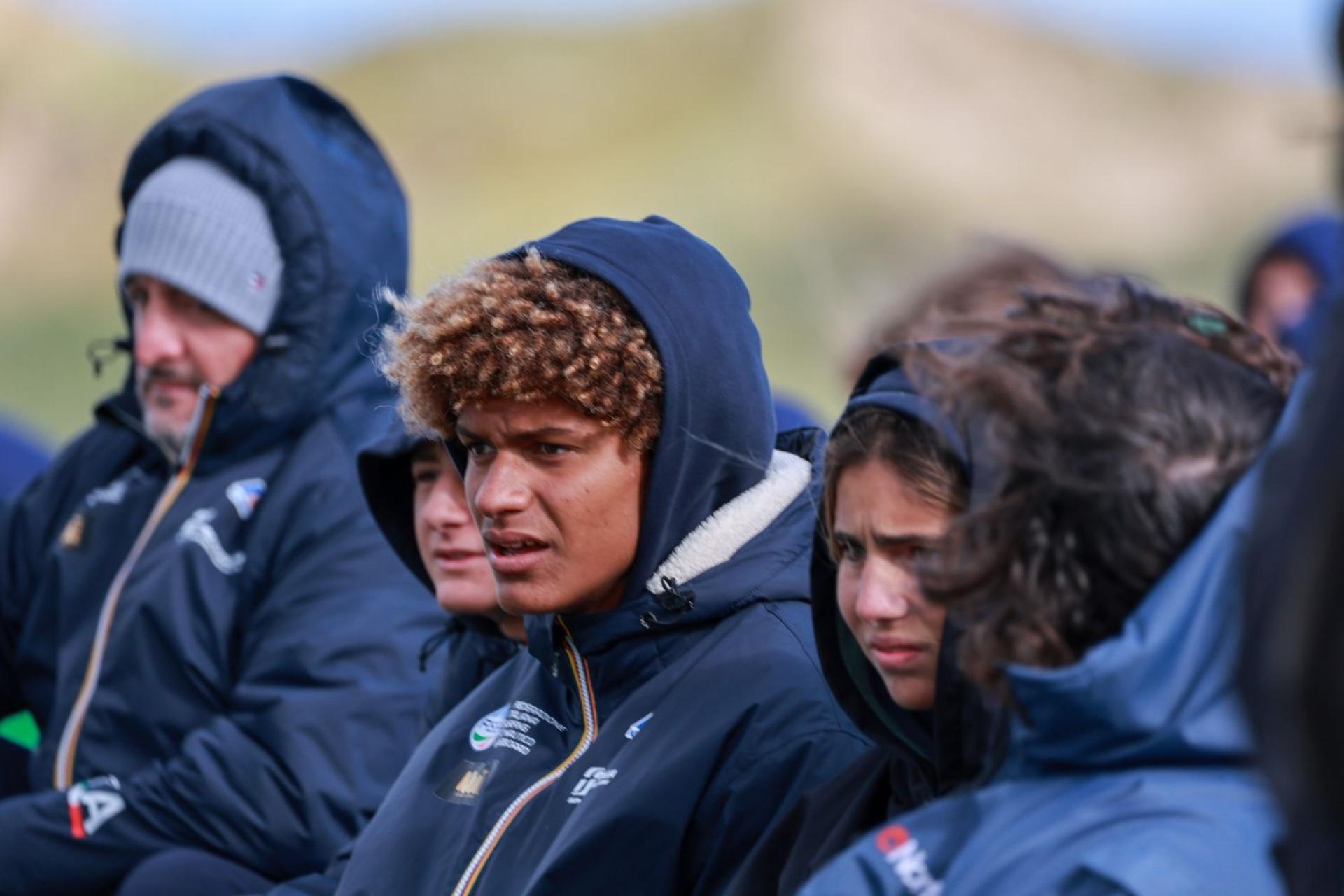 Des membres de l'équipe de France - Tullan Strand - EuroSurf Junior 2026 - Journée 5