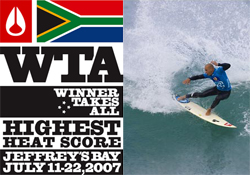 Kelly Slater remporte le Nixon WTA Jeffrey's Bay