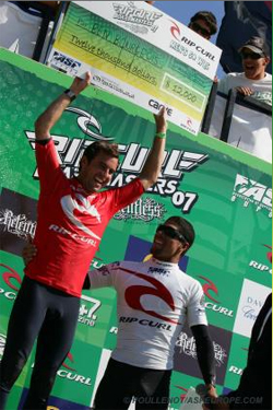 Ben Bourgeois est le maître du Rip Curl Boardmasters