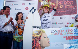 Justine Dupont remporte l'EDP Surf Pro Estoril 2012