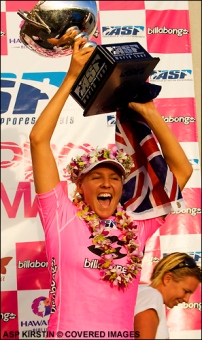 Stéphanie Gilmore couronnée championne du monde ASP 2007 !