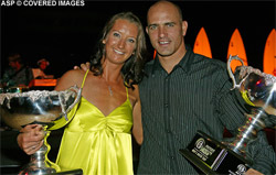 Kelly Slater et Layne Beachley couronnés lors du 25ème banquet de l'ASP