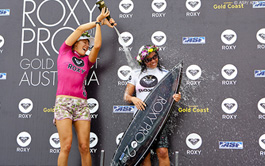 Stephanie Gilmore impériale au Roxy Pro Gold Coast