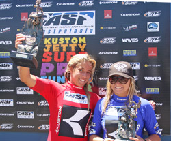 Lee-Ann Curren remporte le Kustom Jetty Surf Pro Junior en Australie !