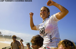 Sofia Mulanovich en pleine ascension au Roxy Pro Hawaii 2007 !