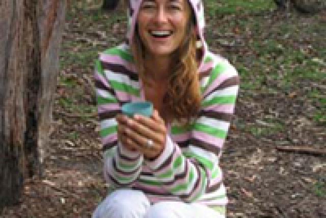 Céline Chat, artiste globe-surfeuse