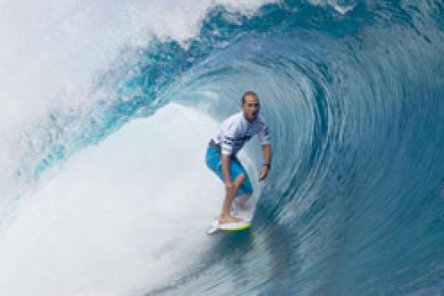 Billabong Pro Tahiti 2011 : CJ Hobgood sur un petit nuage !
