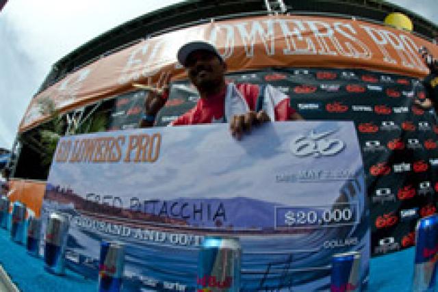 Tim Boal sur le podium du  6.0 Lowers Pro !
