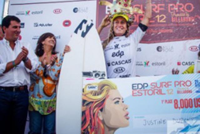 Justine Dupont remporte l'EDP Surf Pro Estoril 2012