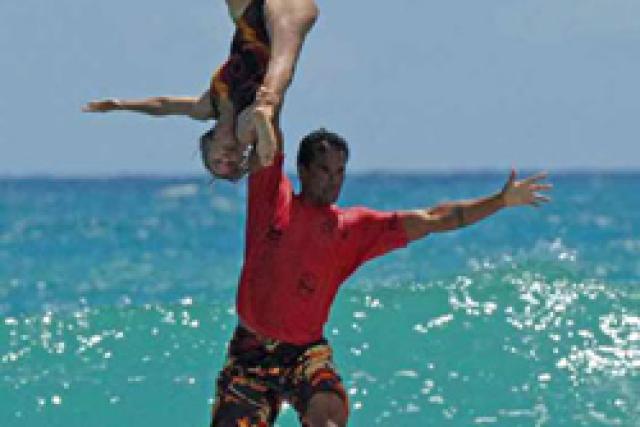 Blanche Yoshida et Kalani Vierra, rois du tandem mondial à  Waikiki !