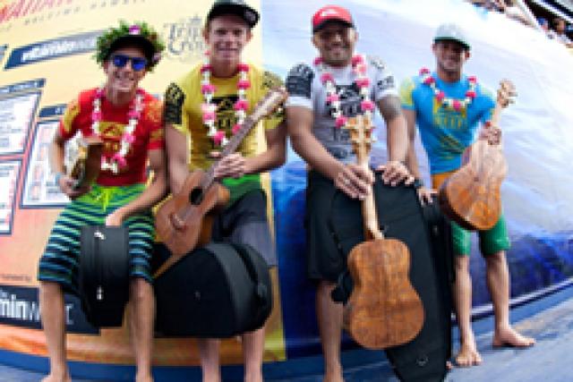 Sebastien Ziet gagne le Reef Hawaiian Pro 2012 à  Haleiwa