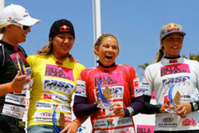Sally Fitzgibbons au top, Lee-Ann Curren championne d'Europe de surf 2009 !
