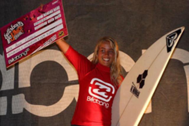 Lee-Ann Curren couronnée championne d'Europe de Surf ASP 2007