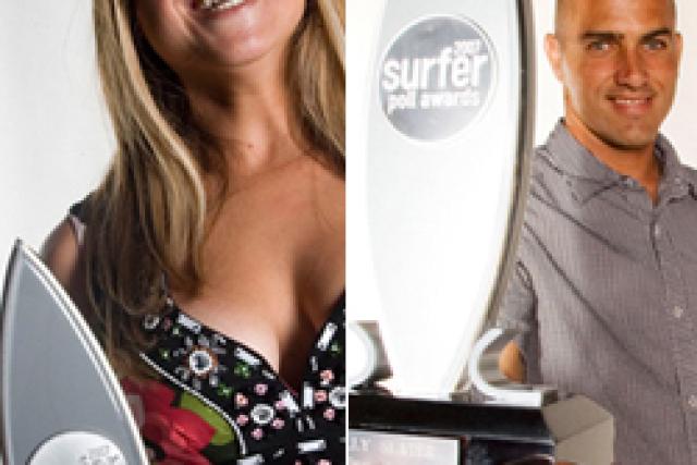 Le triplé de Slater et Mulanovich au Surfer Poll 2007