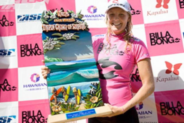 Doublé gagnant de Stéphanie Gilmore à  Hawaii