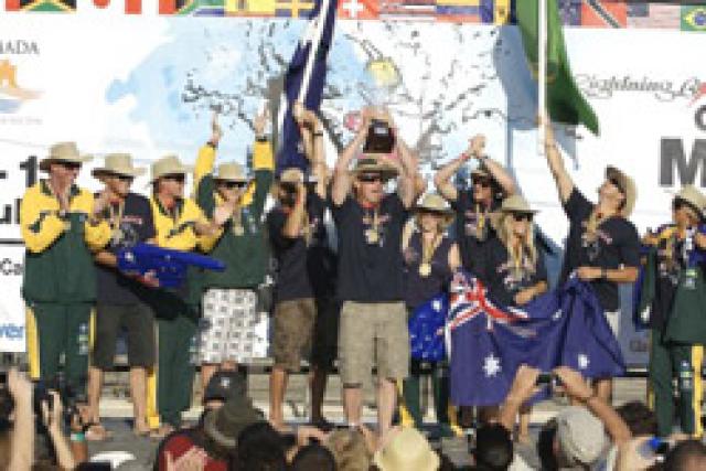 L'Australie, championne du monde de surf ISA !