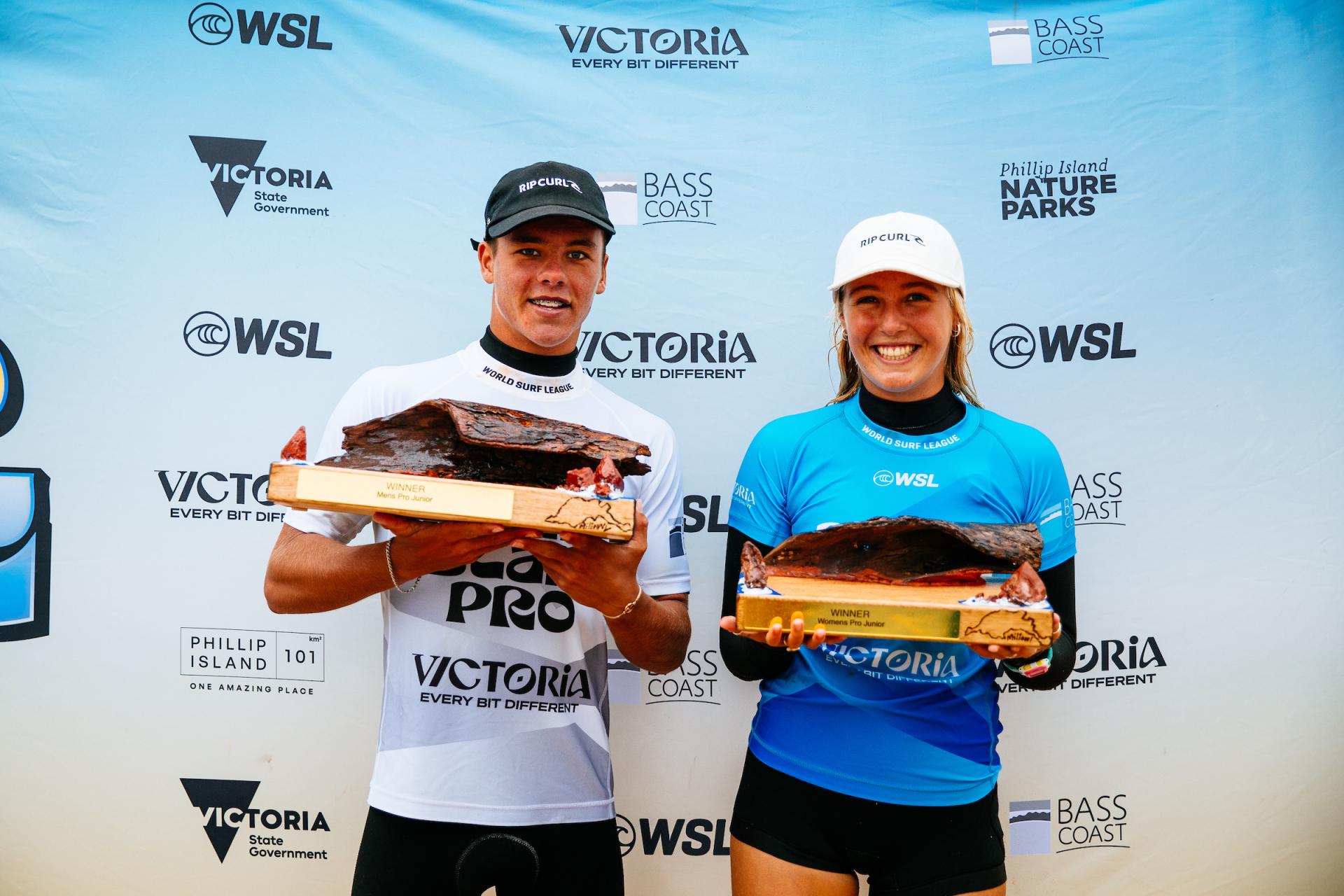 Ocean Lancaster et Willow Hardy sur le podium