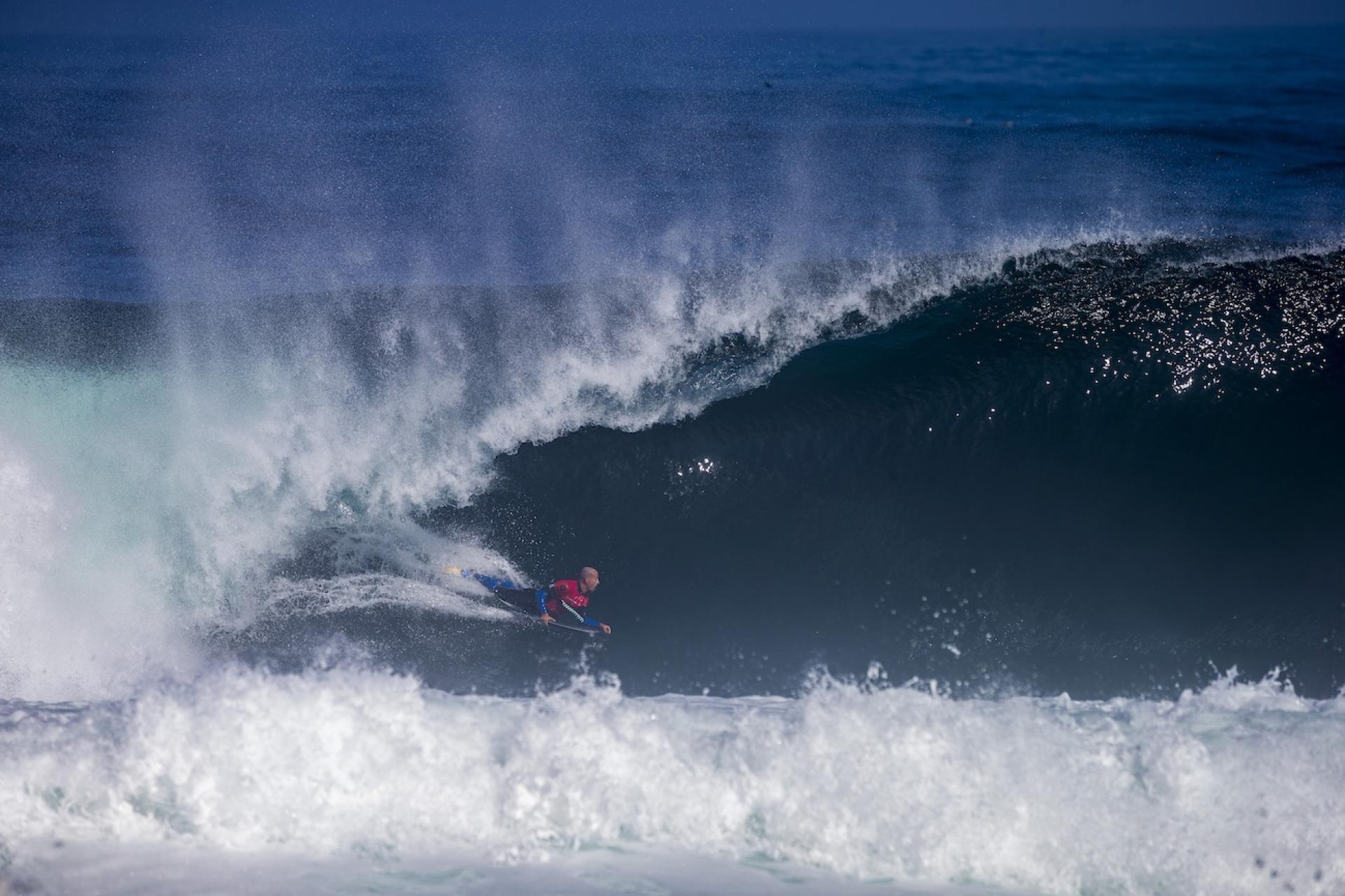 Amaury Lavernhe sur une droite de La Nilda - Antofagasta Bodyboard Festival 2026 - Journée 7