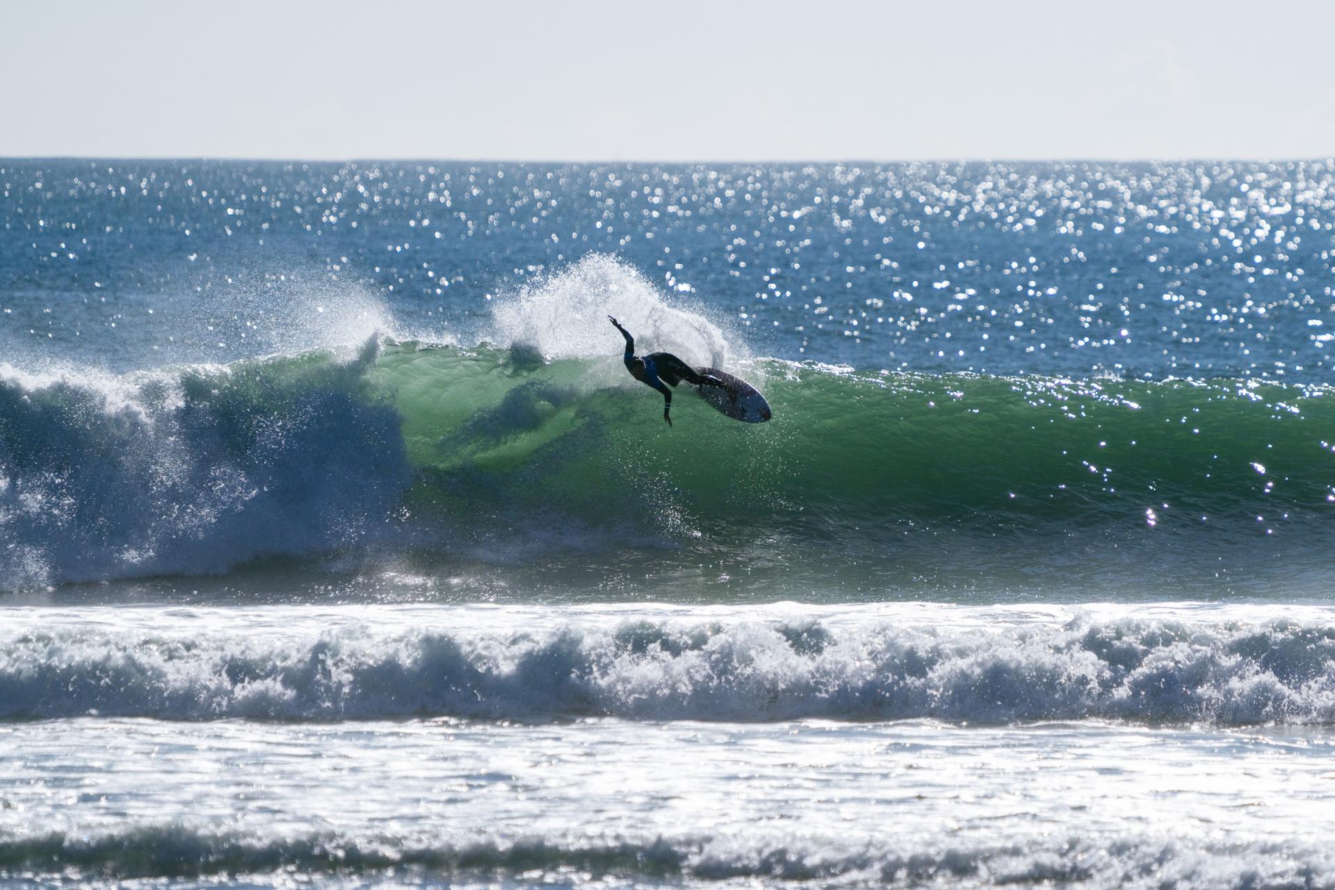 Carissa Moore dans sa série à Raglan - Corona Cero New Zealand Pro 2026 - Journée 6