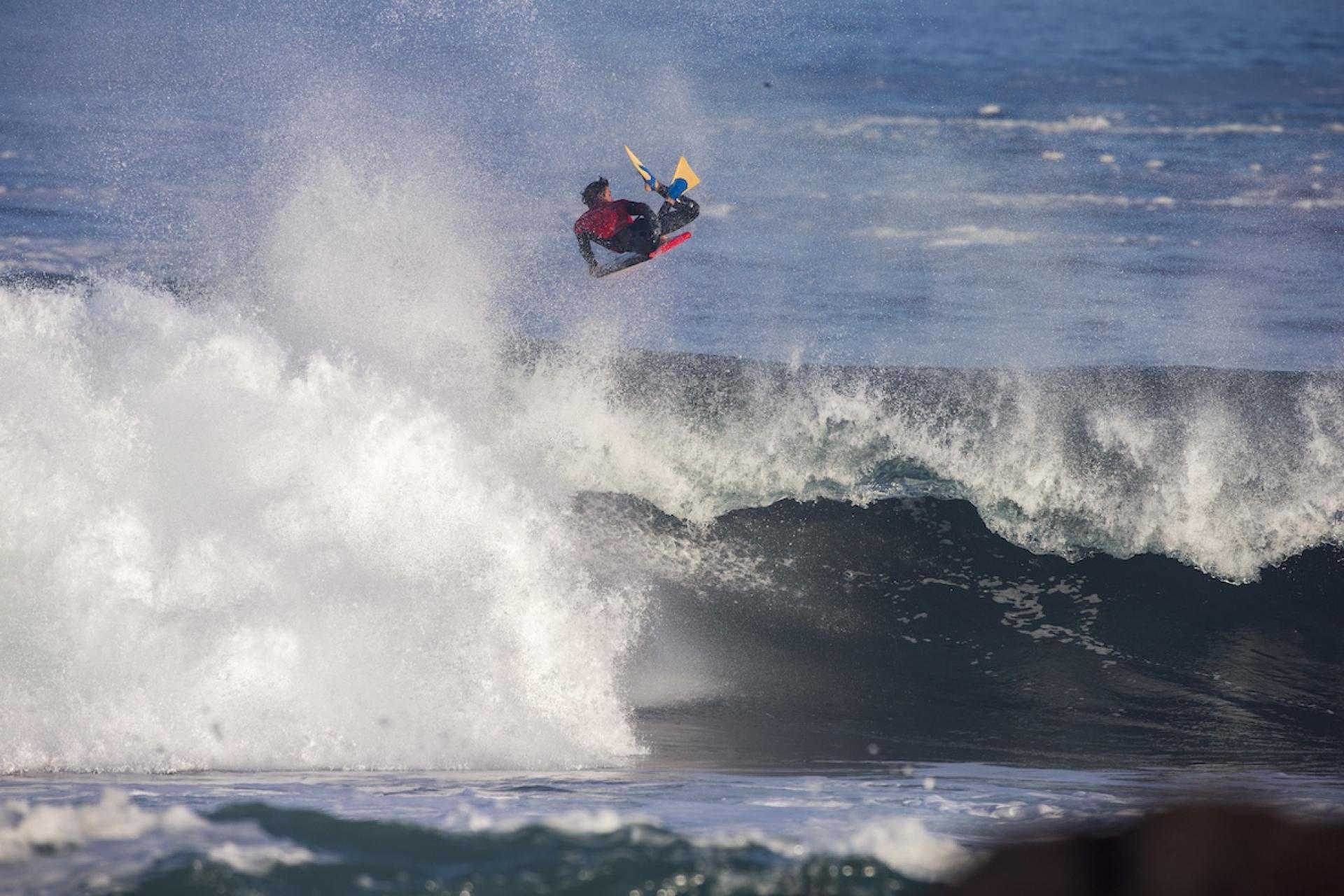 Ethan Capdeville dans sa série à La Nilda - Antofagasta Bodyboard Festival 2026 - Journée 8