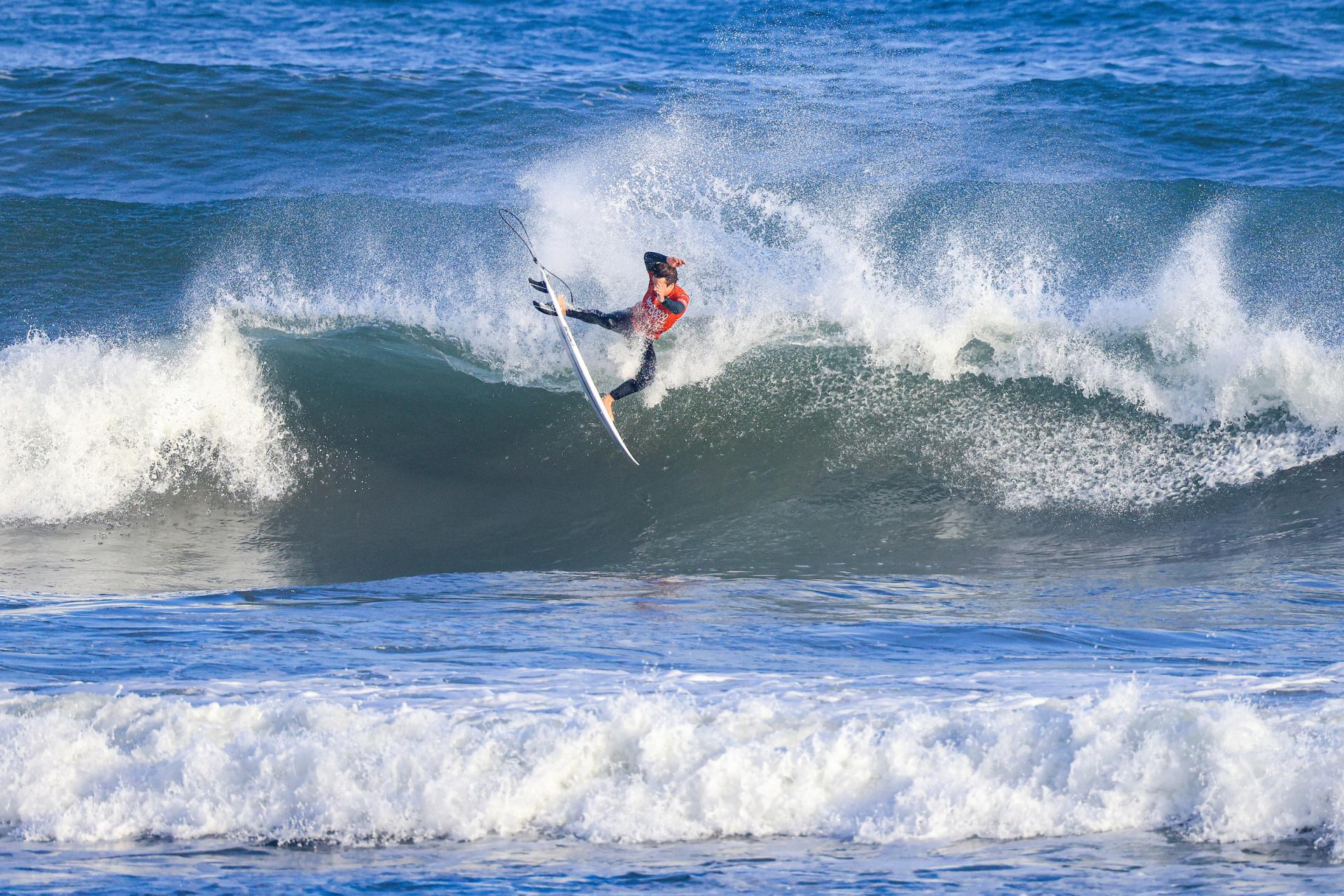 Hans Odriozola dans les airs à Aïn Diab - Morocco Mall Junior Pro Casablanca 2026 - Journée finale
