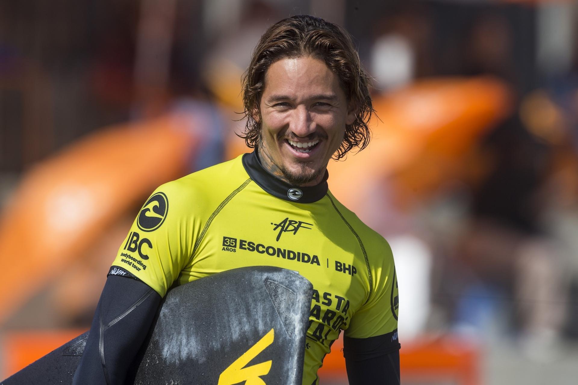 Isaias Ravyc affiche un joli sourire à La Nilda - Antofagasta Bodyboard Festival 2026 - Journée 6
