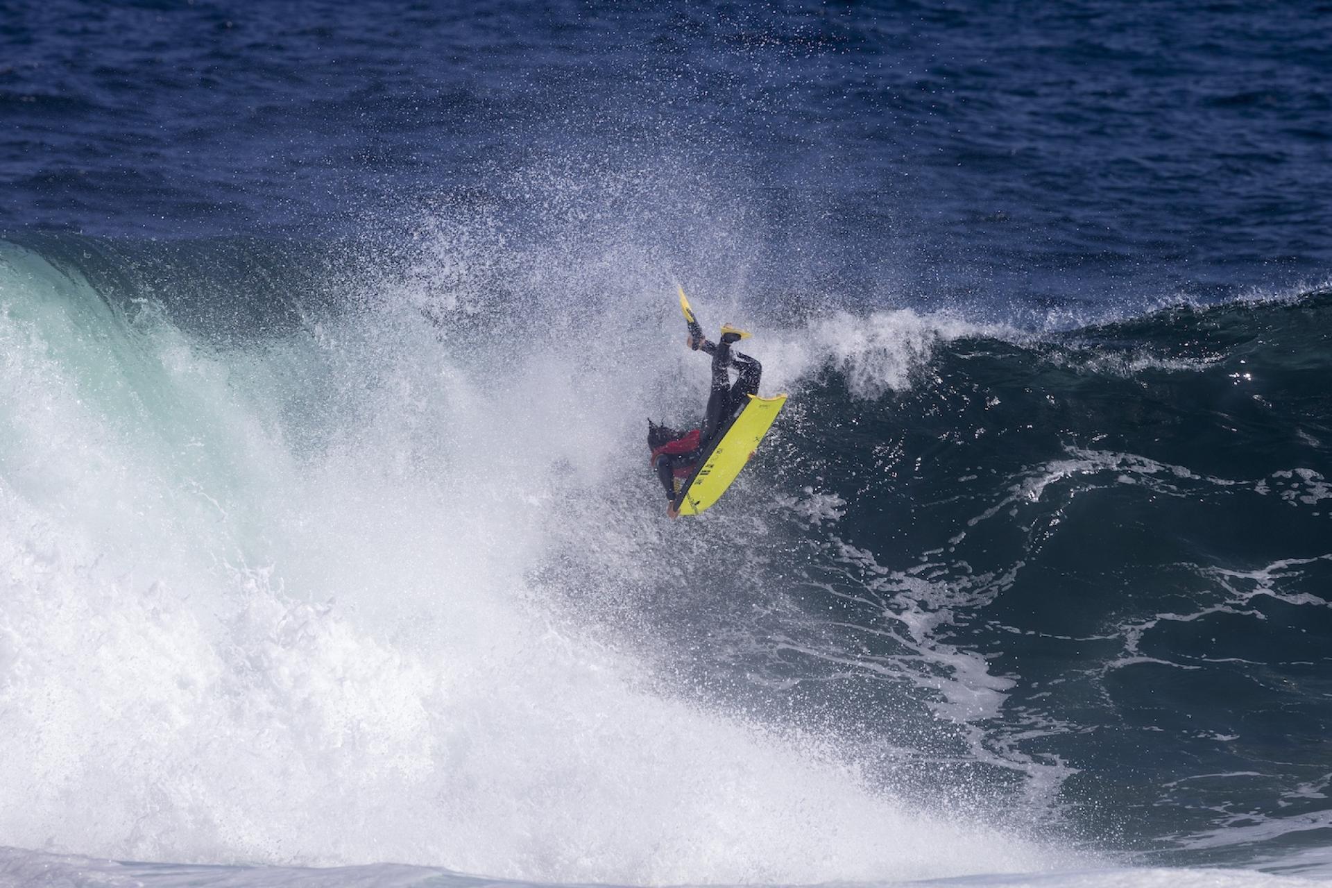 Pierre-Louis Costes plante un backflip à La Nilda - Antofagasta Bodyboard Festival 2026 - Journée 6