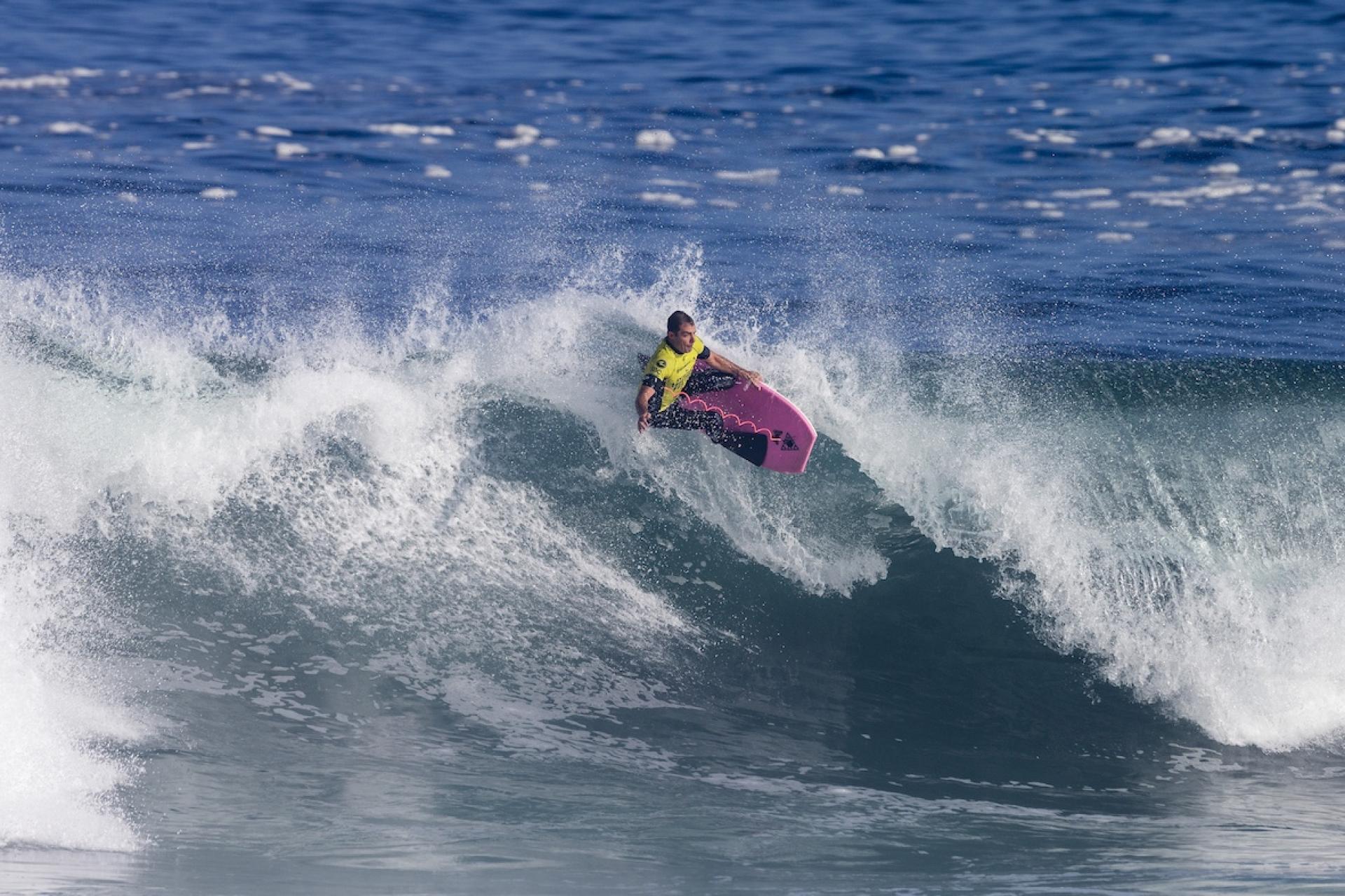 Sammy Morretino sur la section au large de La Nilda - Antofagasta Bodyboard Festival 2026 - Journée 8
