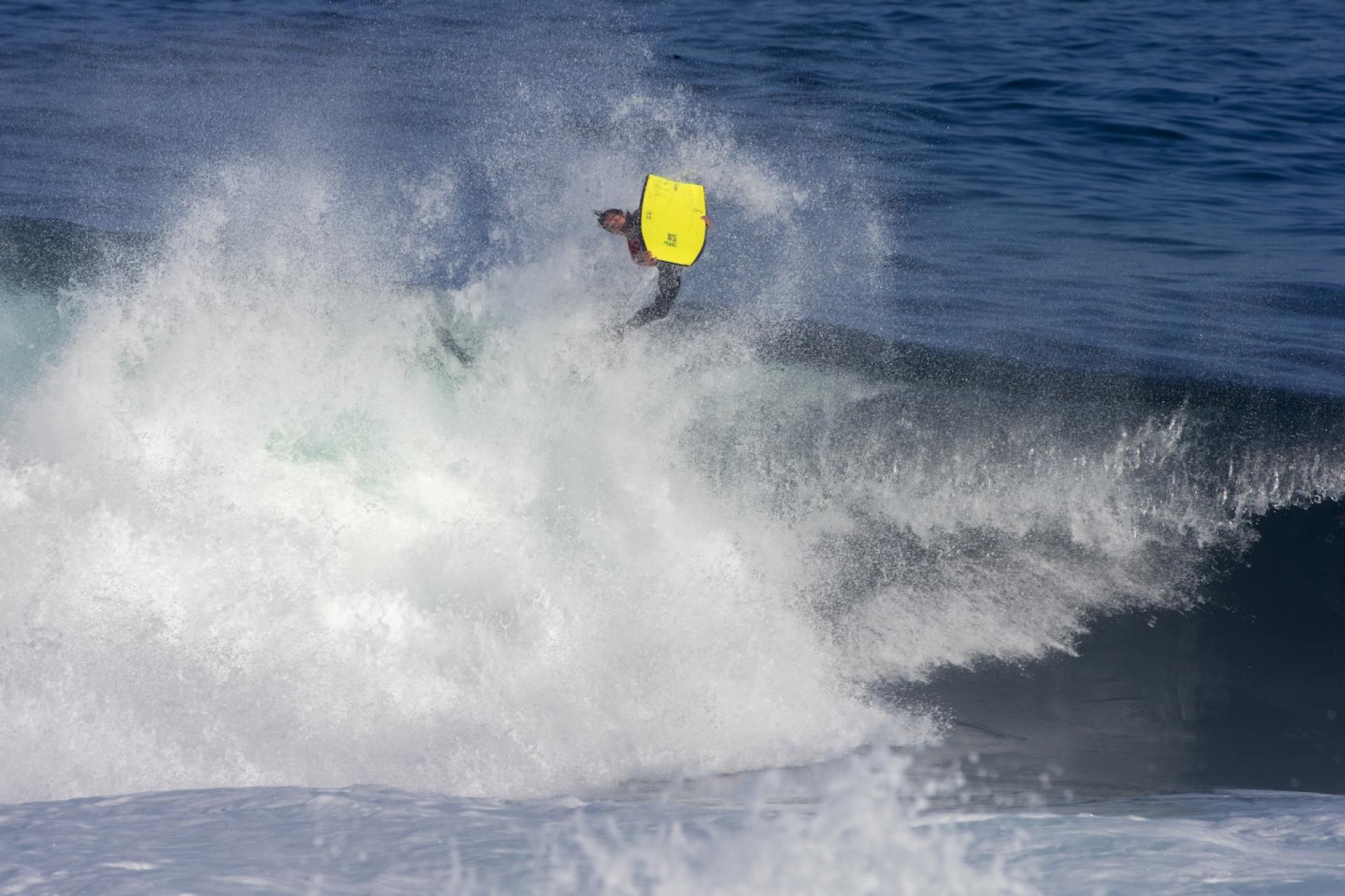 Tristan Roberts à la relance sur la vague - Antofagasta Bodyboard Festival 2026 - Journée 7