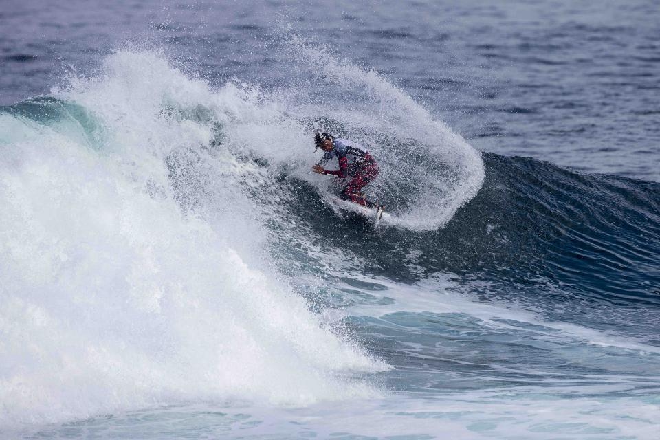 David Valladares en action à La Nilda pendant le repechage