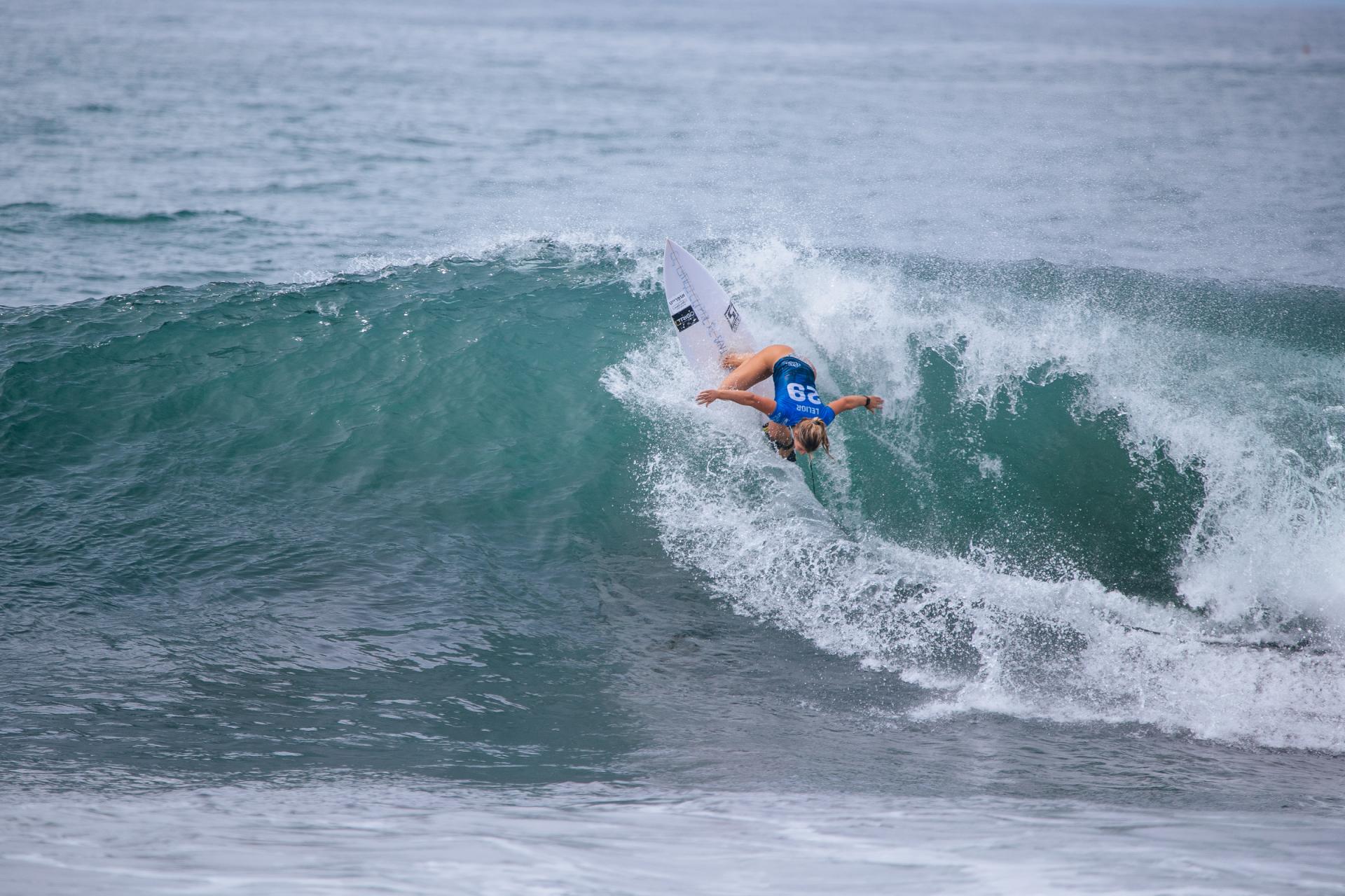 Anat Lelior dans le tempo de la série - Surf City El Salvador Pro 2026 - Journée 3