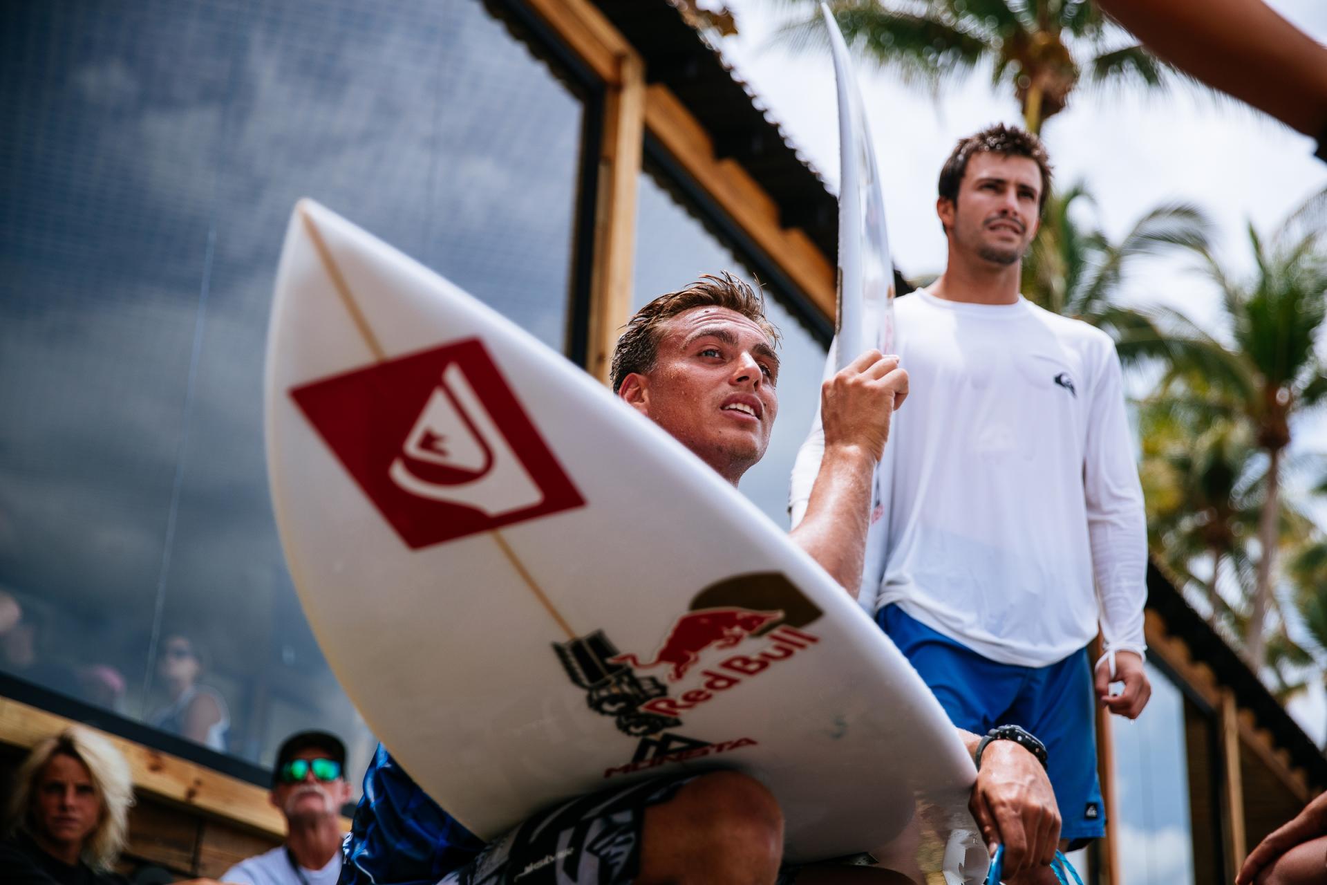 Kauli Vaast en zone compétiteurs à Punta Roca - Surf City El Salvador Pro 2026 - Journée 2