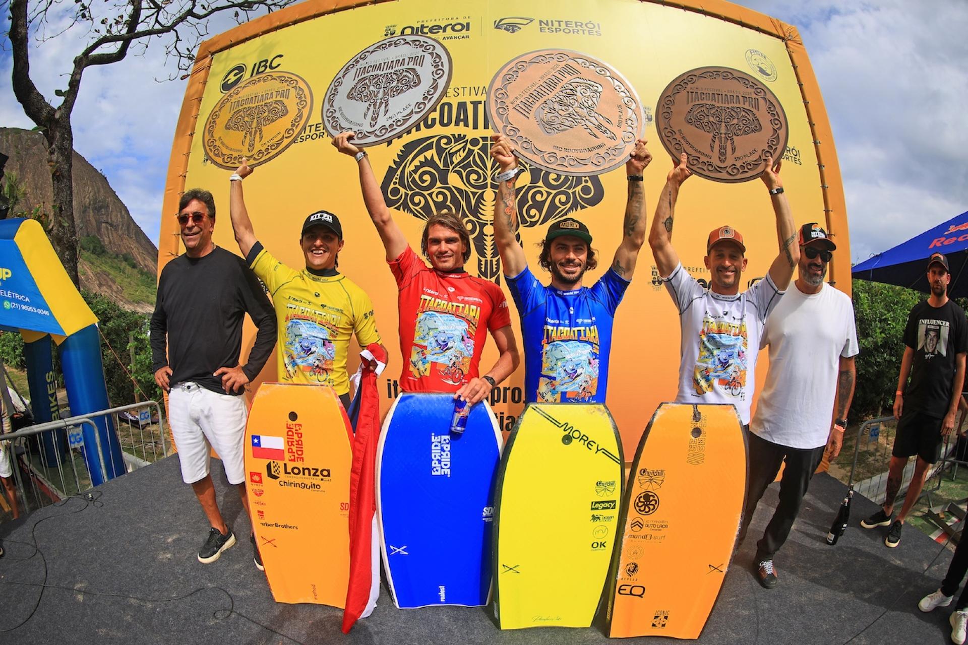 Le podium officiel de l'étape à Itacoatiara - Itacoatiara Pro 2026 - Journée 4