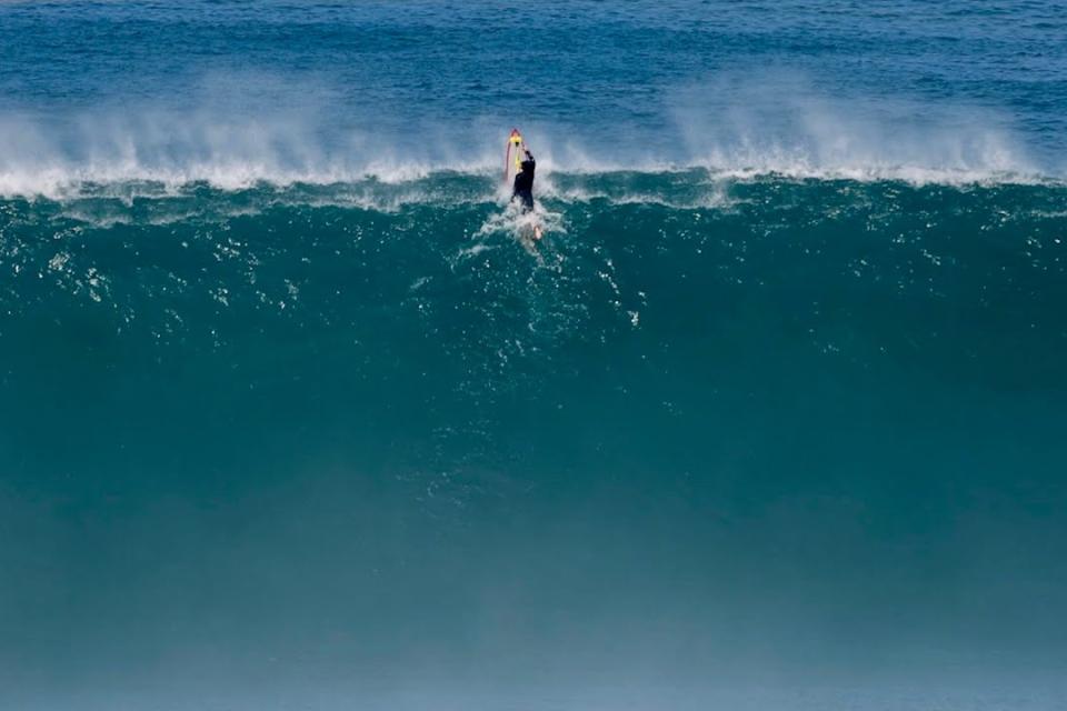Nathan Florence affronte les canards de Puerto Escondido