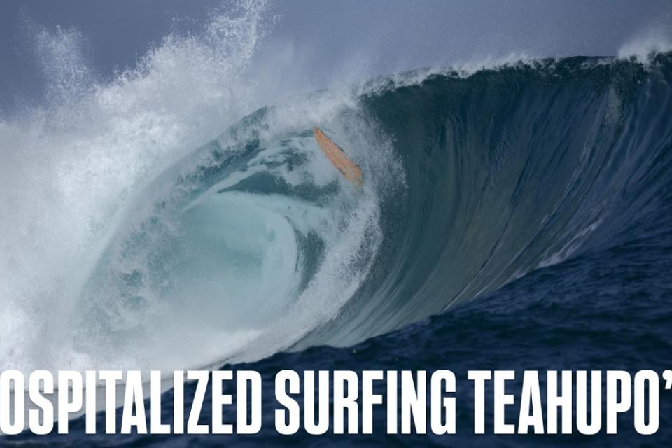 Teahupo'o XXL : session épique et passage aux urgences pour Salty Pete