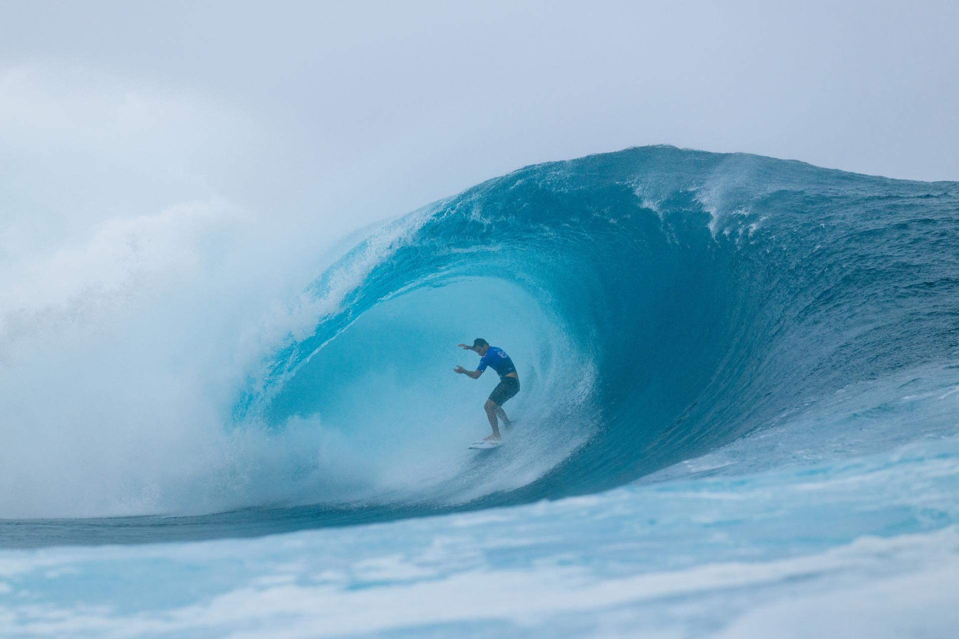 Barron Mamiya - Teahupoʻo - Tahiti Pro 2026 - Journée 2