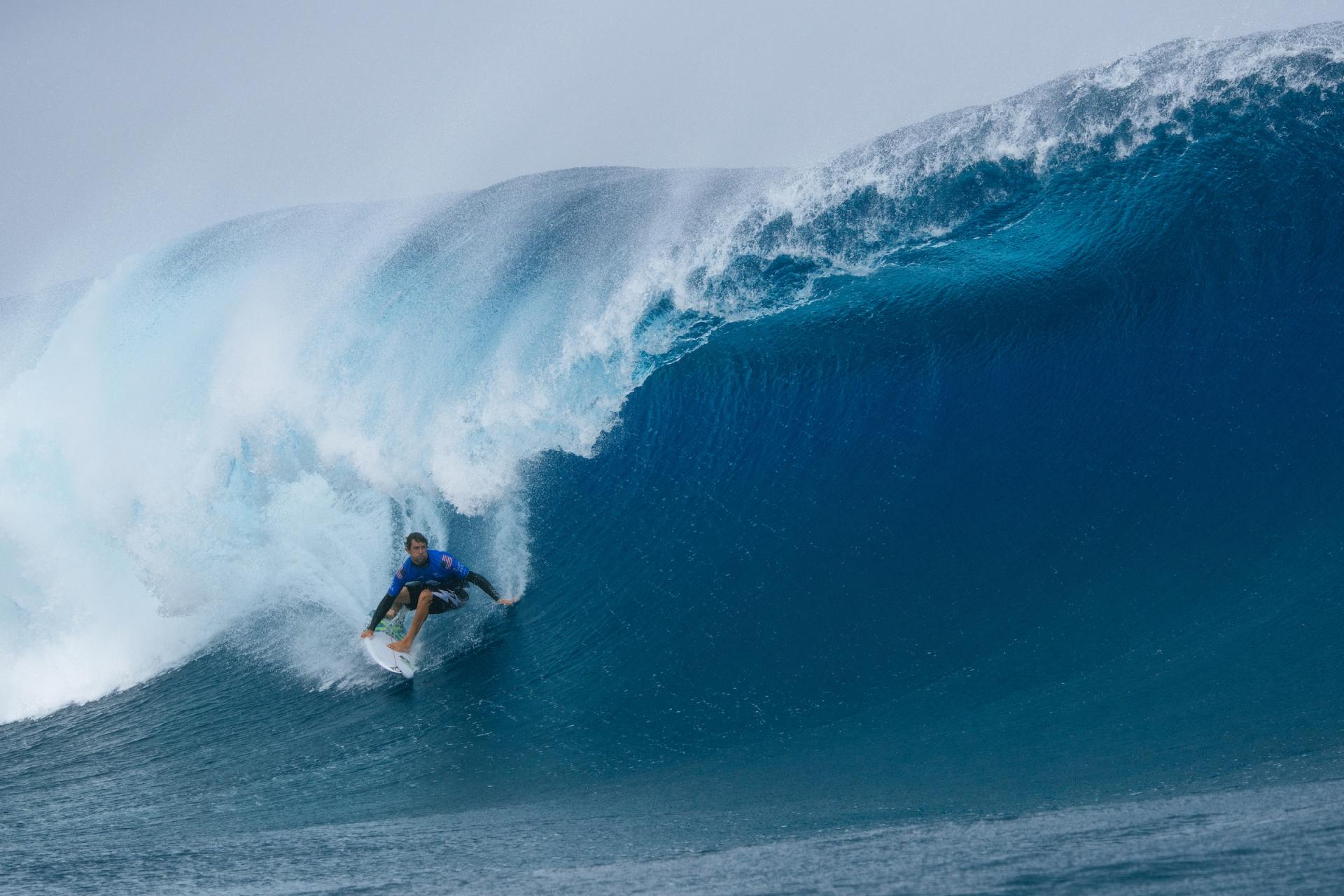 Crosby Colapinto - Teahupoʻo - Tahiti Pro 2026 - Journée 1