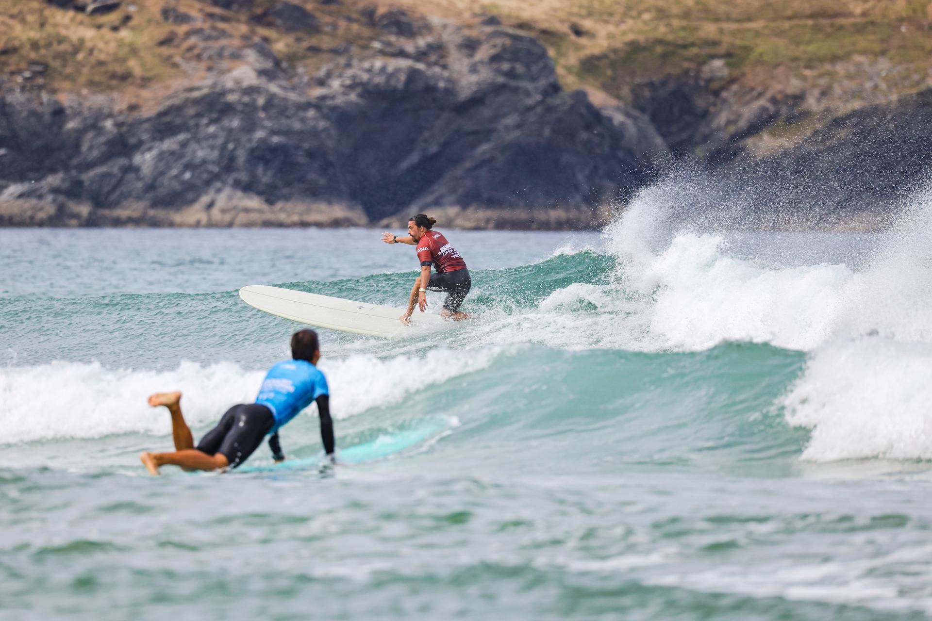 Édouard Delpero - Fistral Beach - Boardmasters Longboard Pro 2026 - Journée 5