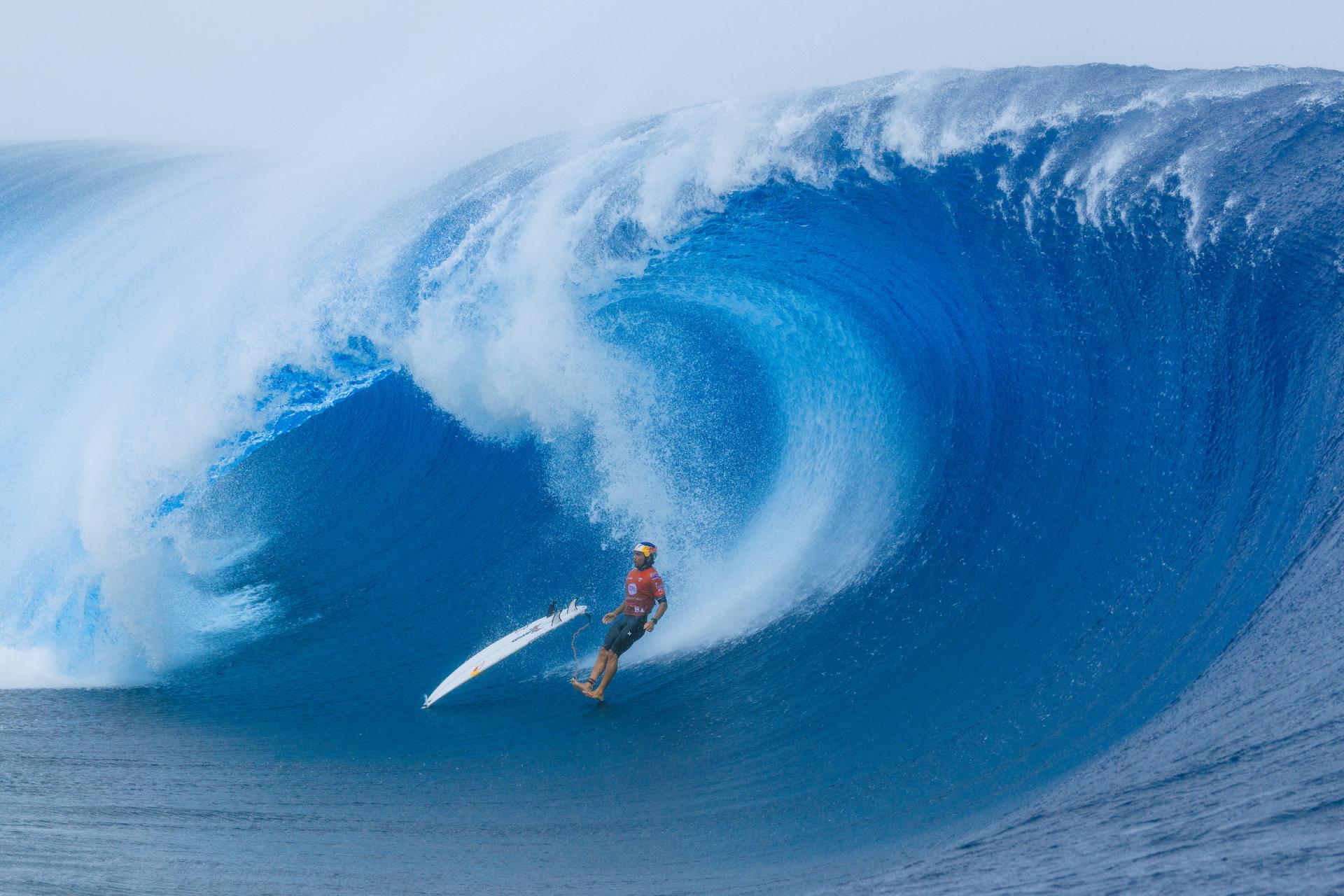 Eli Hanneman - Teahupoʻo - Tahiti Pro 2026 - Journée 1