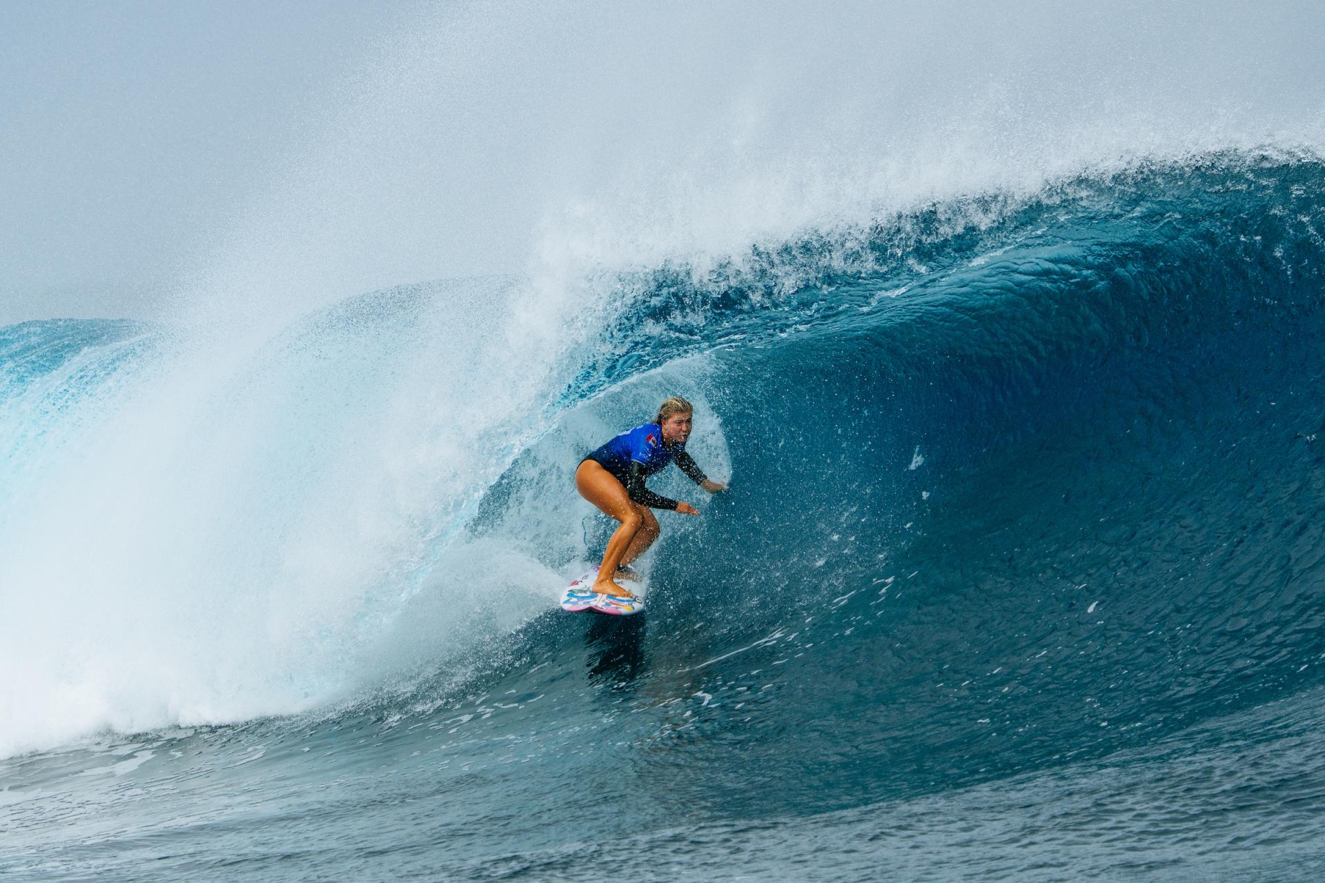 Erin Brooks - Teahupoʻo - Tahiti Pro 2026 - Journée 4