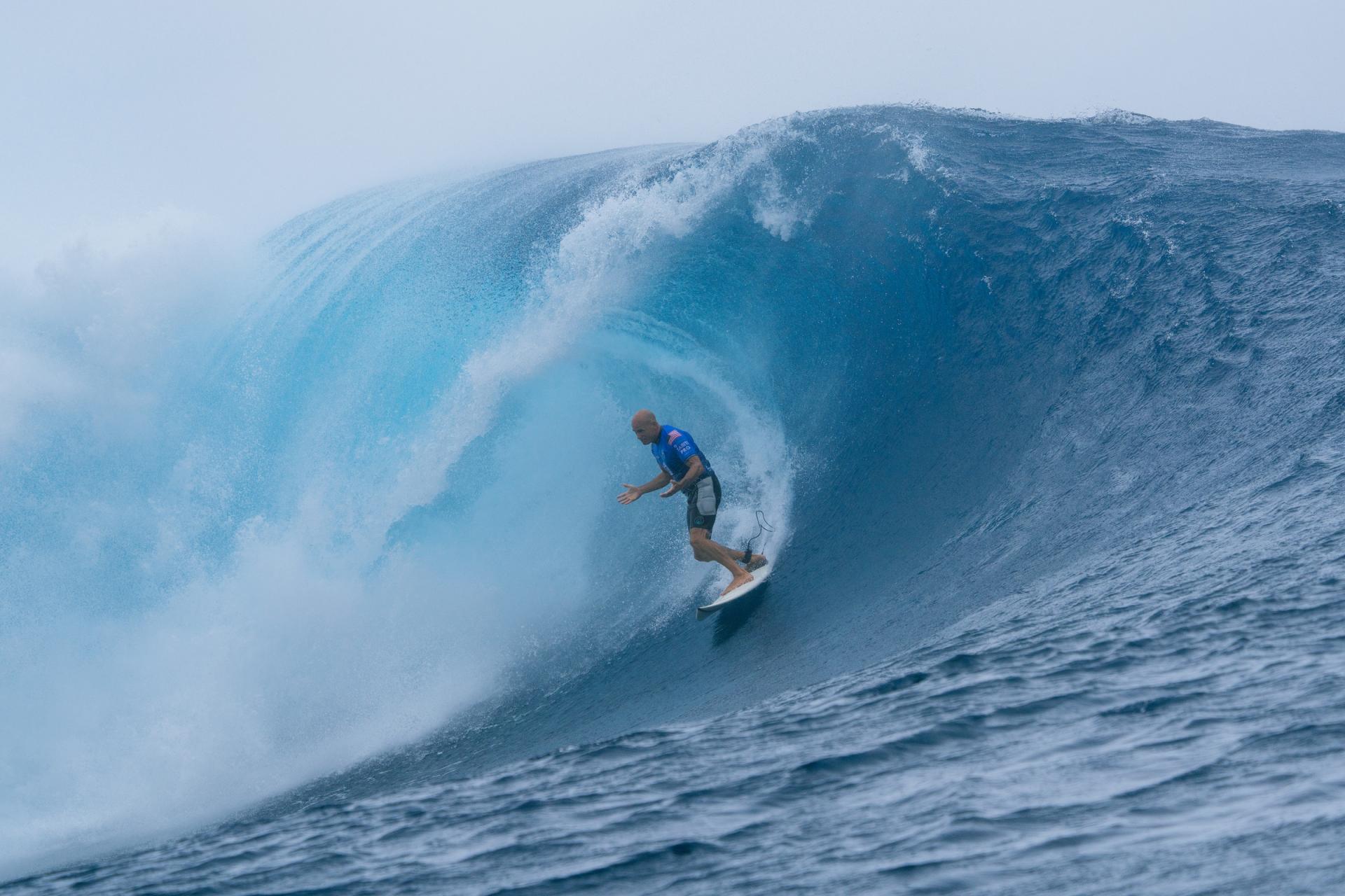 Kelly Slater - Teahupoʻo - Tahiti Pro 2026 - Journée 1