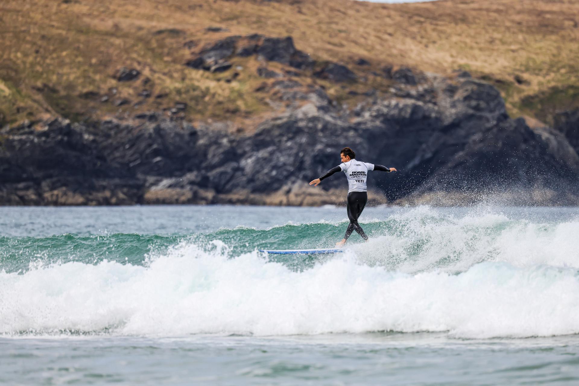 Louis Marchiset - Fistral Beach - Boardmasters Longboard Pro 2026 - Journée 5