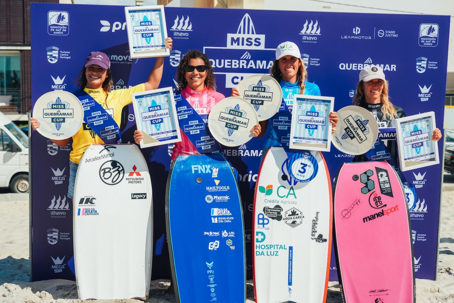 Luna Hardman, Maíra Viana, Teresa Padrela et Marta Leitão - Costa Nova - Miss Quebramar Cup 2026 - Journée 2
