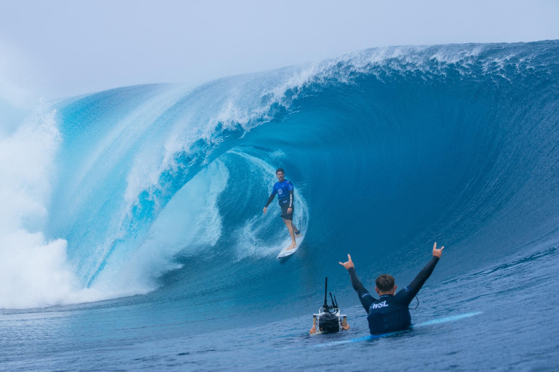 Oscar Berry - Teahupoʻo - Tahiti Pro 2026 - Journée 1