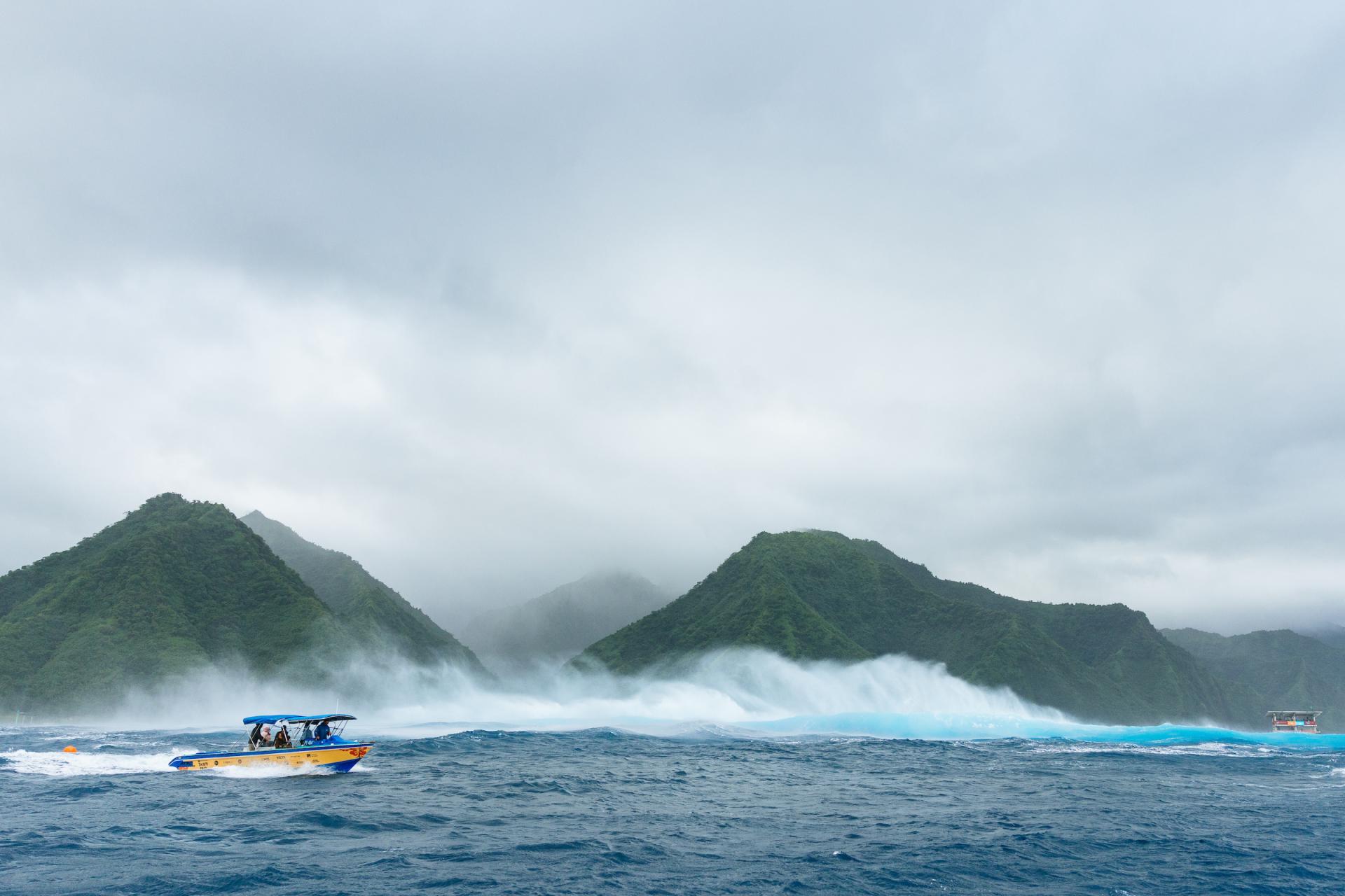 Paysage de Teahupoʻo - Teahupoʻo - Tahiti Pro 2026 - Journée 3