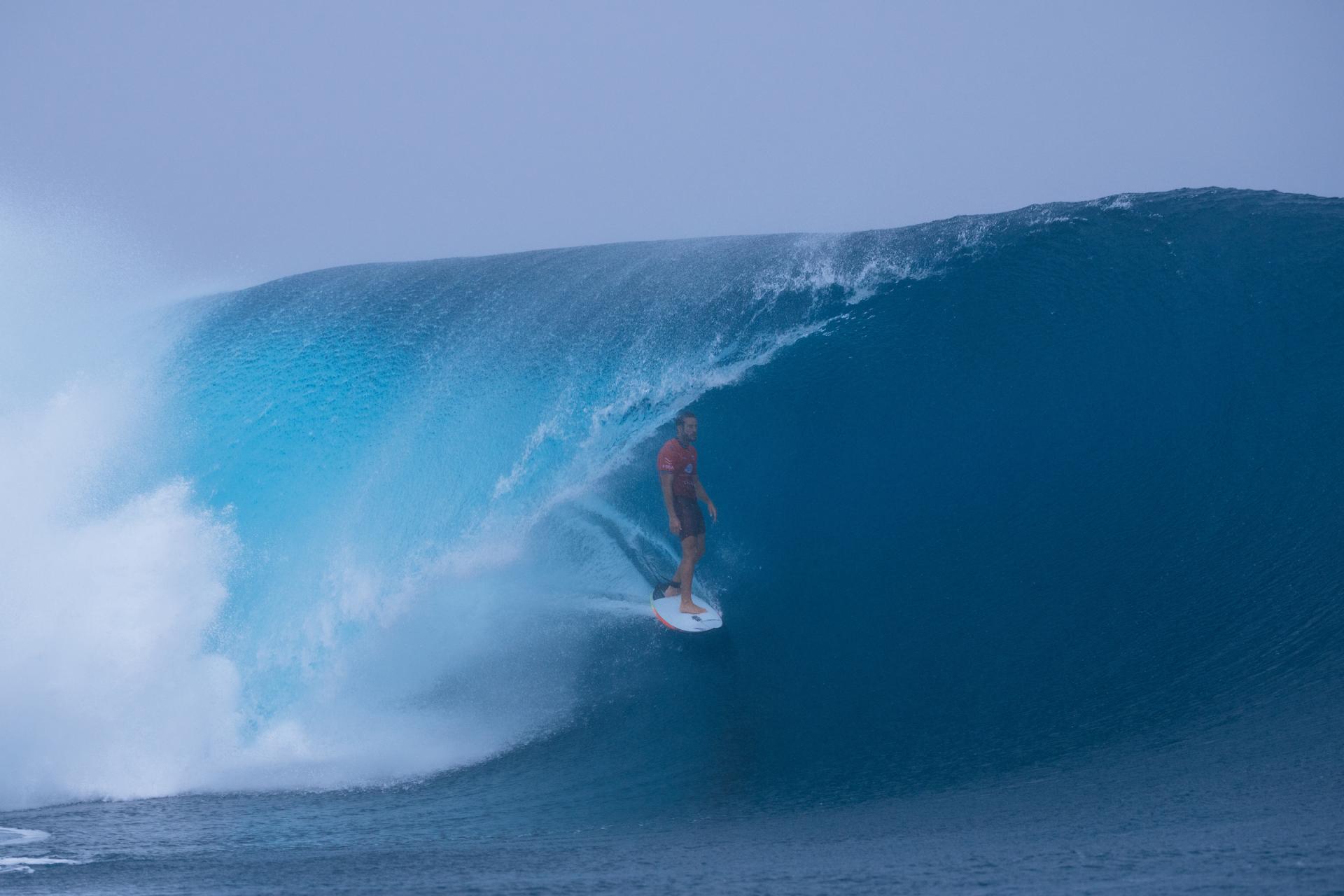 Ramzi Boukhiam - Teahupoʻo - Tahiti Pro 2026 - Journée 1