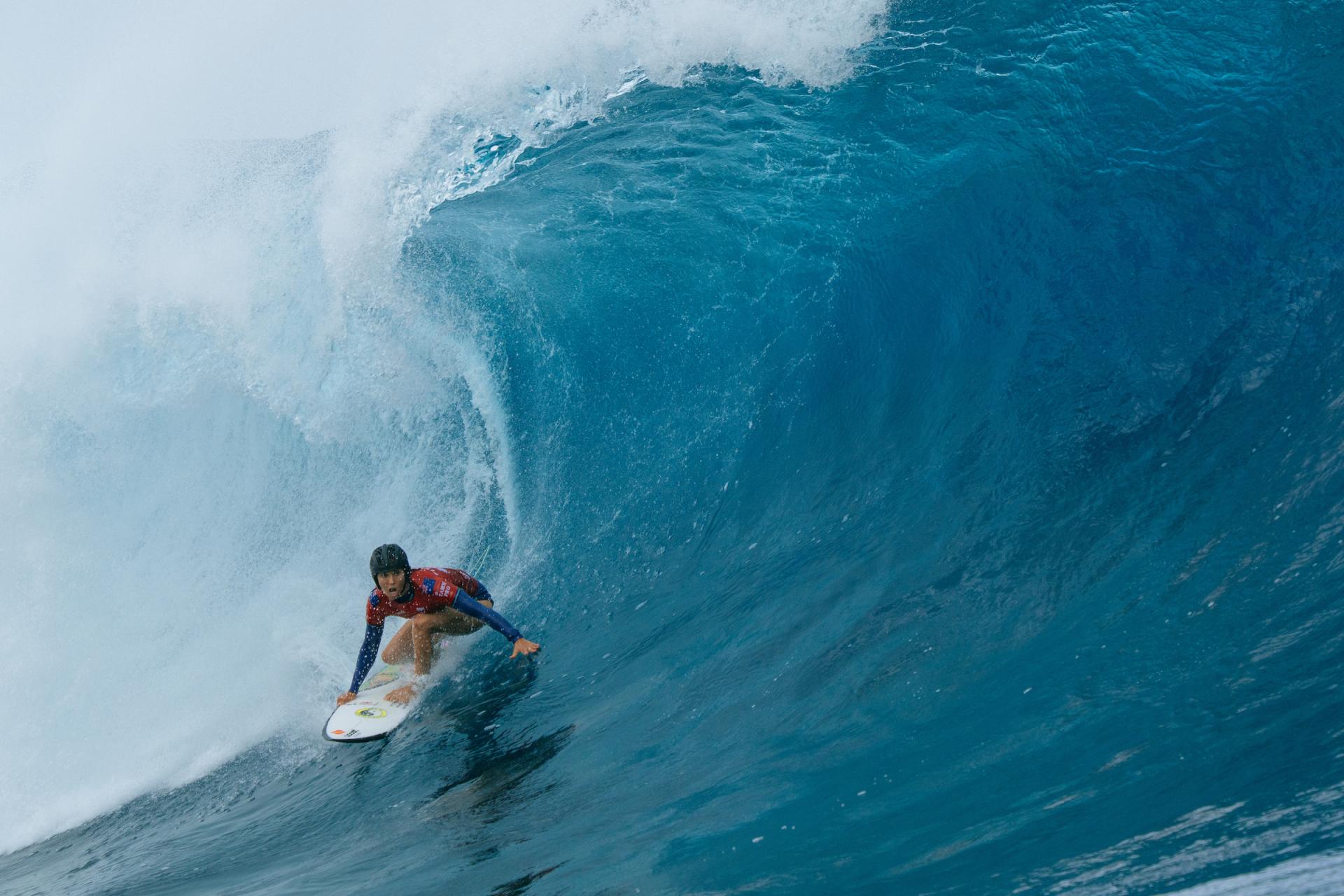 Sally Fitzgibbons - Teahupoʻo - Tahiti Pro 2026 - Journée 4