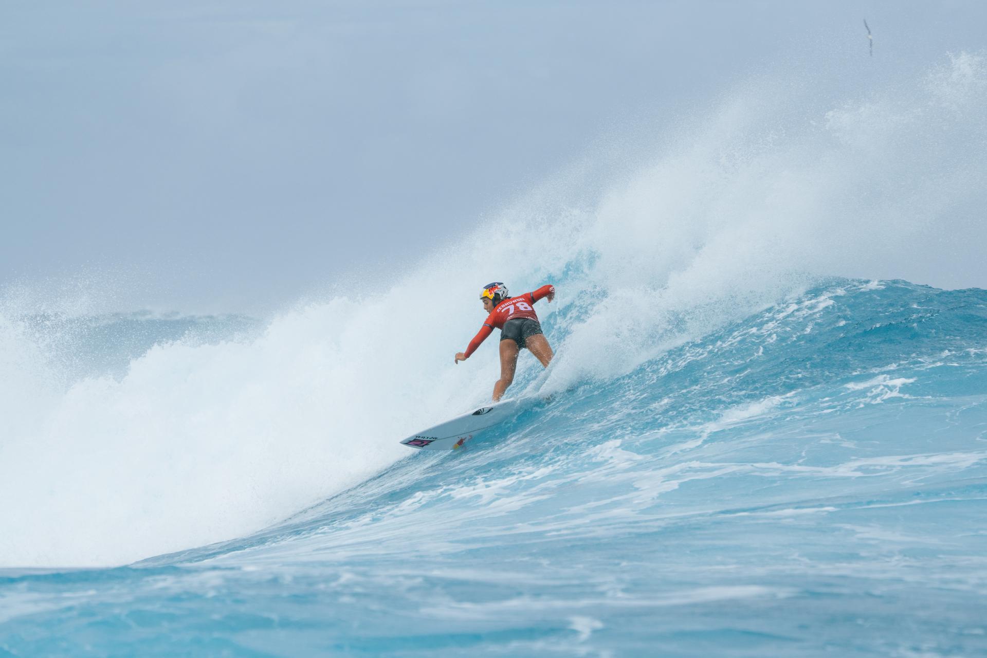 Tya Zebrowski - Teahupoʻo - Tahiti Pro 2026 - Journée 4