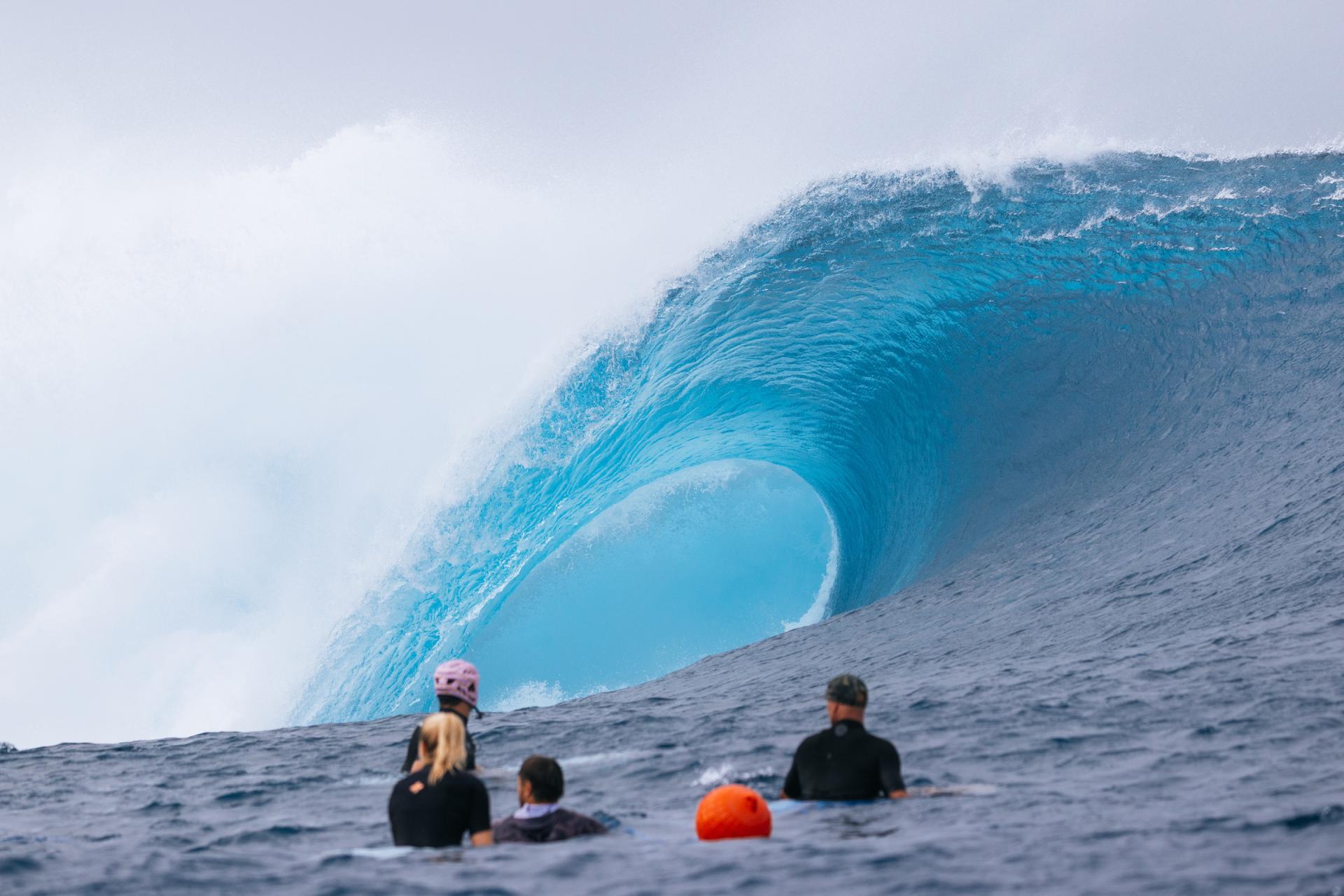 Vague à Teahupoʻo - Teahupoʻo - Tahiti Pro 2026 - Journée 1