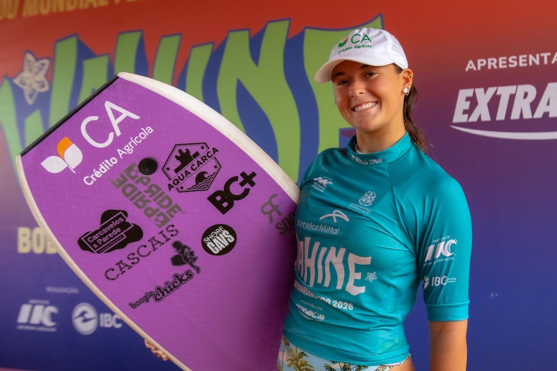 Alice Teotónio à Praia de Solemar - Wahine Bodyboard Pro 2026 - Journée 8
